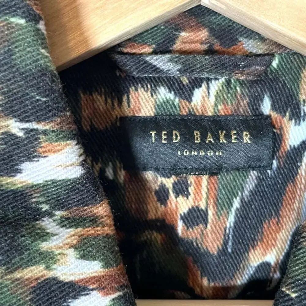 TED BAKER Inniza Urban Jacket LARGE *SEE NOTES* Cargo Pockets City Travel Casual